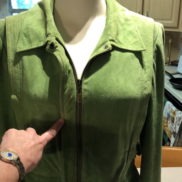 COPY - Suede Jacket MK 🍀springtime 🌸 PLEASE READ DESCRIPTION - Picture 10 of 16